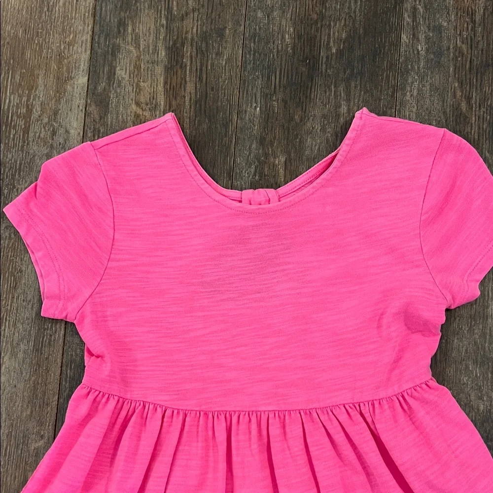 Cat & Jack Vibrant Pink Casual Kids Dress - Picture 2 of 9